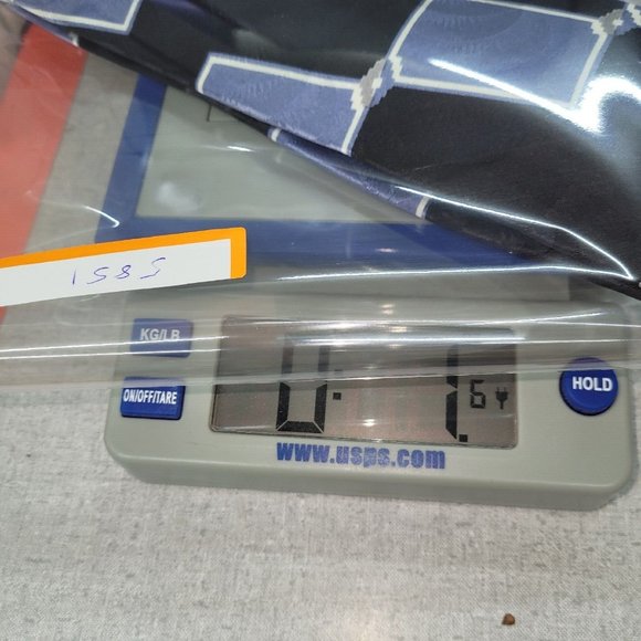 Tom‎ James Mens Tie Silk Handmade Geometric Print Made in USA - Picture 7 of 7